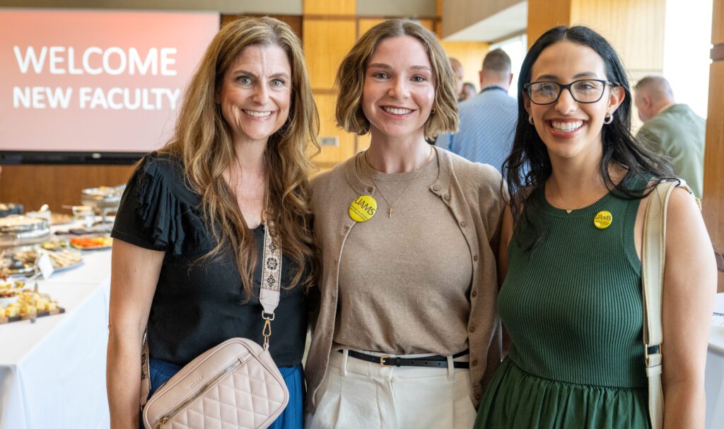 Attendees at the 2025 new Faculty Reception